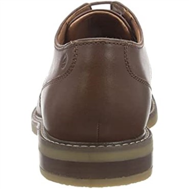Clarks Jaxen Low Oxford Para Hombre De Piel Color Canela