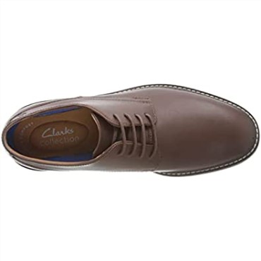 Clarks Jaxen Low Oxford Para Hombre De Piel Color Canela