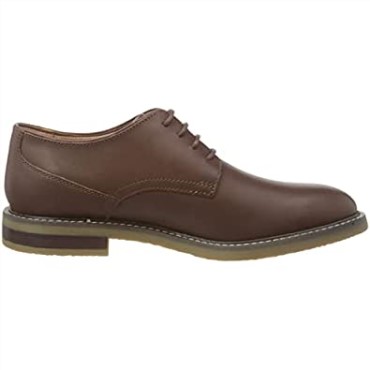 Clarks Jaxen Low Oxford Para Hombre De Piel Color Canela
