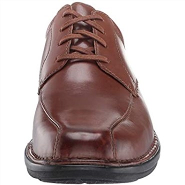 Kempton Run Oxford Clarks De Cuero Marrón Para Hombre