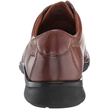Kempton Run Oxford Clarks De Cuero Marrón Para Hombre