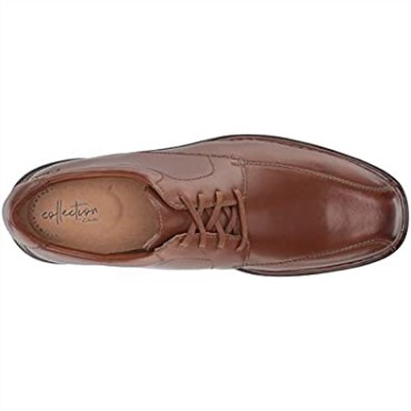 Kempton Run Oxford Clarks De Cuero Marrón Para Hombre