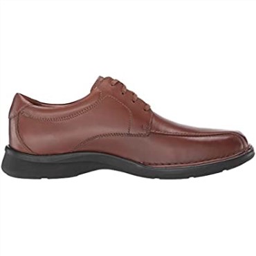 Kempton Run Oxford Clarks De Cuero Marrón Para Hombre