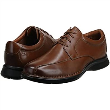 Kempton Run Oxford Clarks De Cuero Marrón Para Hombre