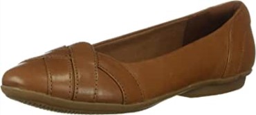 Bailarinas De Mujer Gracelmia De Piel Color Tostado Clarks