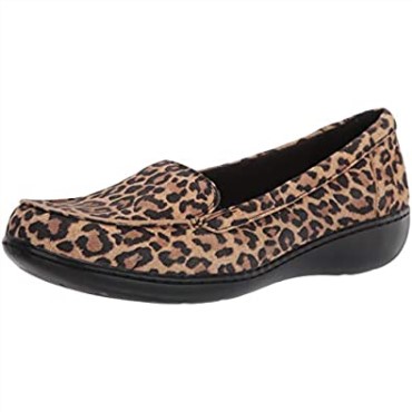 Mocasines Ashland Jam De Mujer Clarks De Ante De Leopardo Tostado