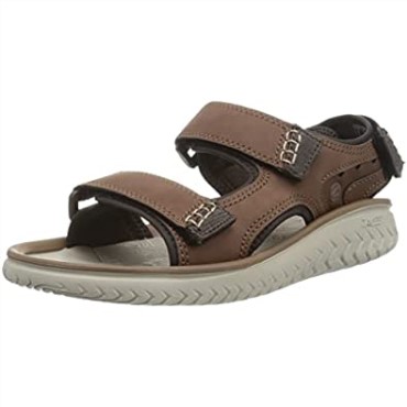 Sandalia Clarks Wesley Bay Para Hombre Color Canela