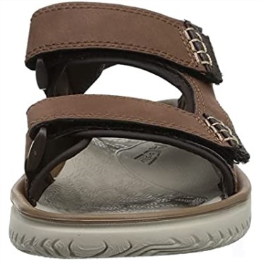 Sandalia Clarks Wesley Bay Para Hombre Color Canela