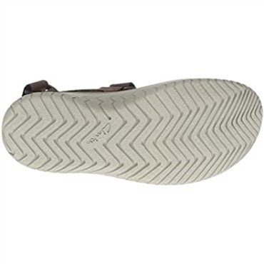 Sandalia Clarks Wesley Bay Para Hombre Color Canela