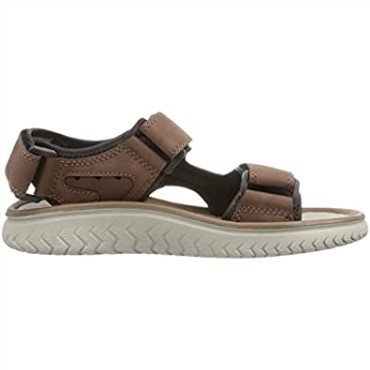 Sandalia Clarks Wesley Bay Para Hombre Color Canela