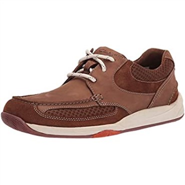 Zapatillas Clarks Langton Lane Para Hombre De Nubuck Color Canela