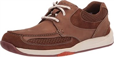 Zapatillas Clarks Langton Lane Para Hombre Nubuck Color Canela