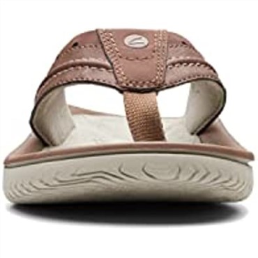 Chanclas Wesley Post De Hombre Sintético Marrón Claro Clarks