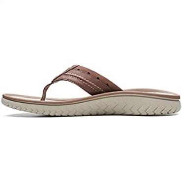 Chanclas Wesley Post De Hombre Sintético Marrón Claro Clarks