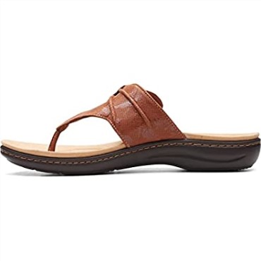 Sandalia Plana Clarks Laurieann Rae De Mujer De Textil Marrón