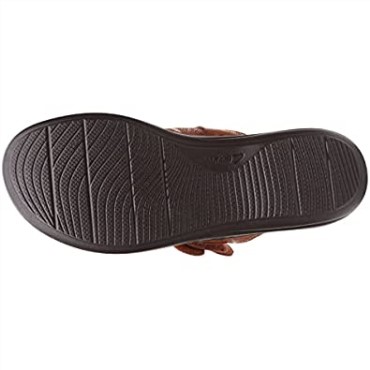 Sandalia Plana Clarks Laurieann Rae De Mujer De Textil Marrón
