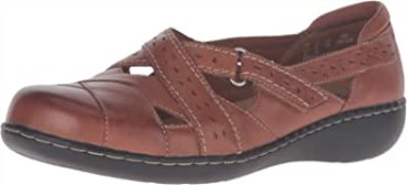 Mocasines Sin Cordones Ashland Spq Para Mujer Color Canela Clarks