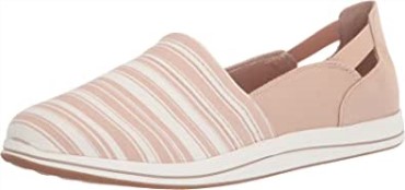 Mocasines De Mujer Clarks De Lona Marrón Topo