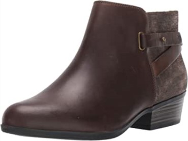 Botines De Mujer Addiy Gladys En Piel Topo Clarks