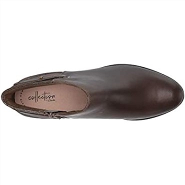 Botines De Mujer Addiy Gladys En Piel Topo Clarks