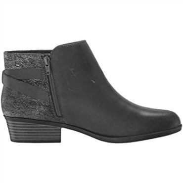 Botines De Mujer Addiy Gladys En Piel Topo Clarks