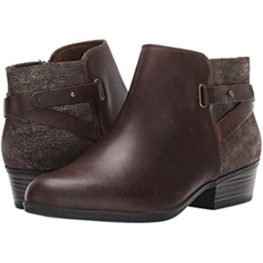 Botines De Mujer Addiy Gladys En Piel Topo Clarks