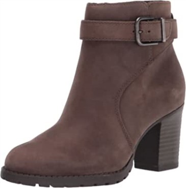 Botines De Mujer Verona Lark En Piel Topo Clarks