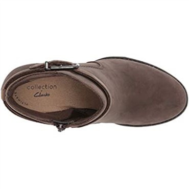 Botines De Mujer Verona Lark En Piel Topo Clarks