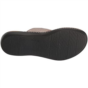 Sandalia Plana Mujer Laurieann Rae Taupe Metalizado Sintético Clarks