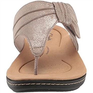 Sandalia Plana Mujer Taupe Metalizado Laurieann Rae Clarks