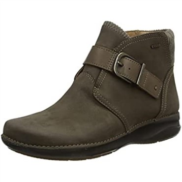 Botas Chukka De Mujer Clarks Appley Mid Nubuck Topo