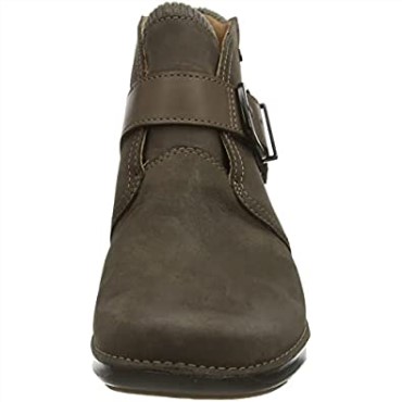 Botas Chukka De Mujer Clarks Appley Mid Nubuck Topo