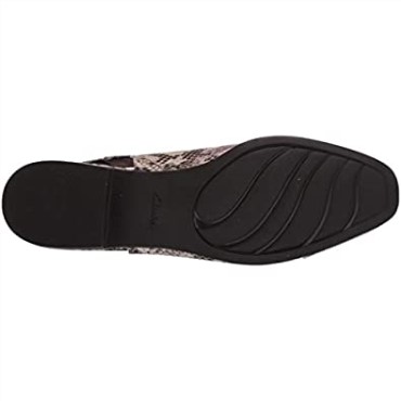 Sandalias De Mujer Clarks Con Punta Cerrada En Sintético Serpiente Topo