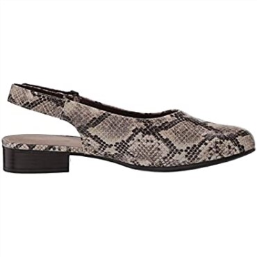 Sandalias De Mujer Clarks Con Punta Cerrada En Sintético Serpiente Topo