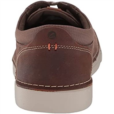 Zapatilla De Hombre Clarks Gereld Lace De Ante Color Topo