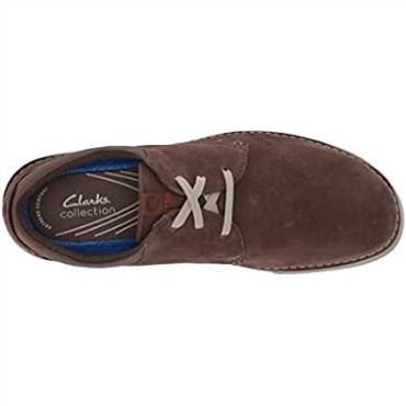 Zapatilla De Hombre Clarks Gereld Lace De Ante Color Topo