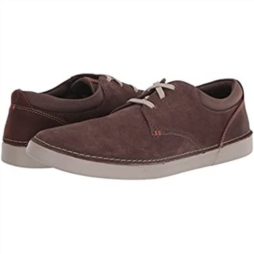 Zapatilla De Hombre Clarks Gereld Lace De Ante Color Topo