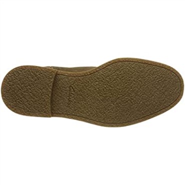 Botines Chelsea Jaxen De Hombre Clarks En Ante Color Topo