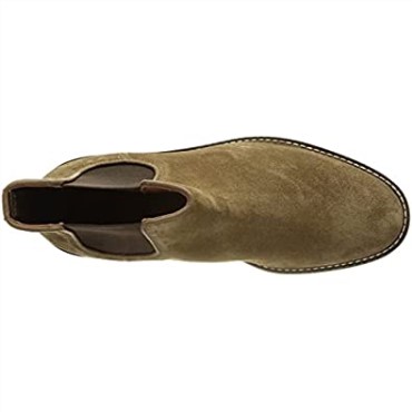 Botines Chelsea Jaxen De Hombre Clarks En Ante Color Topo