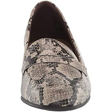 Mocasín Juliet Coast De Mujer Clarks Con Serpiente Sintética Topo
