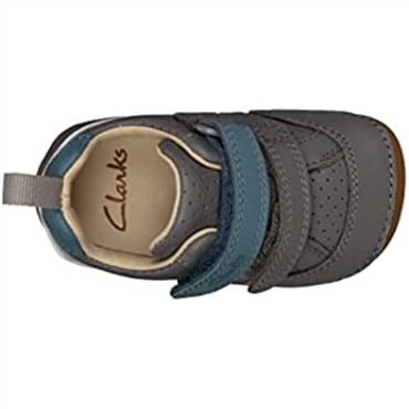 Ti Ny Sky Zapatos De Cuero Para Niños Pequeños Clarks Grises
