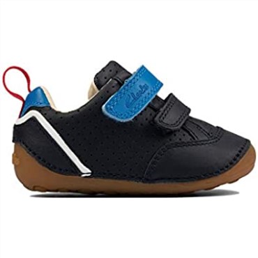 Ti Ny Sun T Blanco G Cuero Primeros Zapatos De Niños Azul Clarks