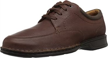Tabaco Cuero Clarks Hombres Northam Pace Oxford