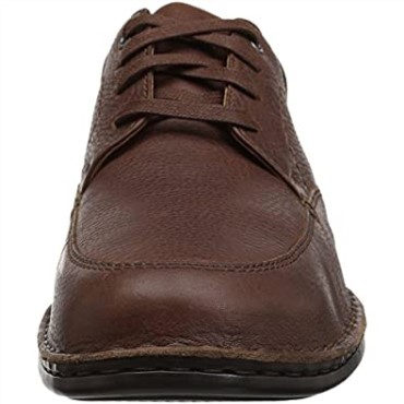 Tabaco Cuero Clarks Hombres Northam Pace Oxford
