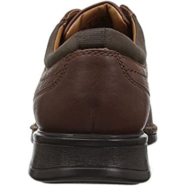 Tabaco Cuero Clarks Hombres Northam Pace Oxford