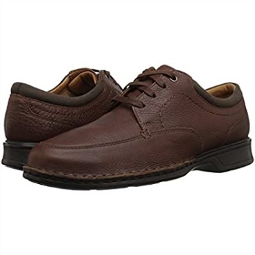 Tabaco Cuero Clarks Hombres Northam Pace Oxford