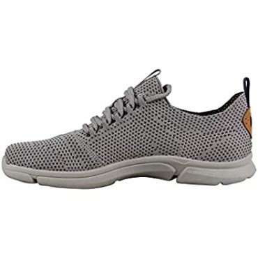 Triken Run Mens Grey Textil Slip Sports In Zapatos To Run Clarks