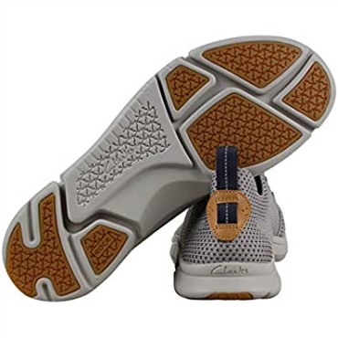 Triken Run Mens Grey Textil Slip Sports In Zapatos To Run Clarks