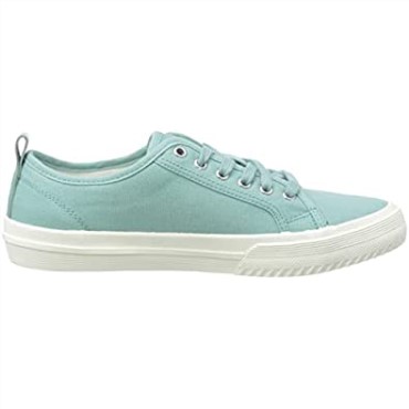 Zapatilla De Mujer Lona Turquesa Roxby Encaje Clarks