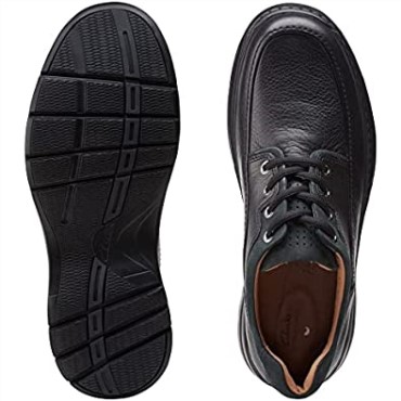 Un Brawley Lace Mens Wide Fit Zapatos Con Cordones Clarks Negro